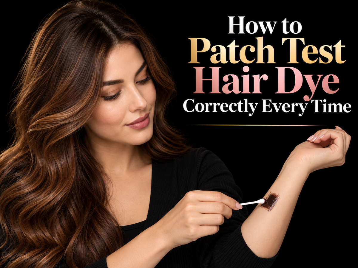 How to Patch Test Hair Dye Correctly Every Time