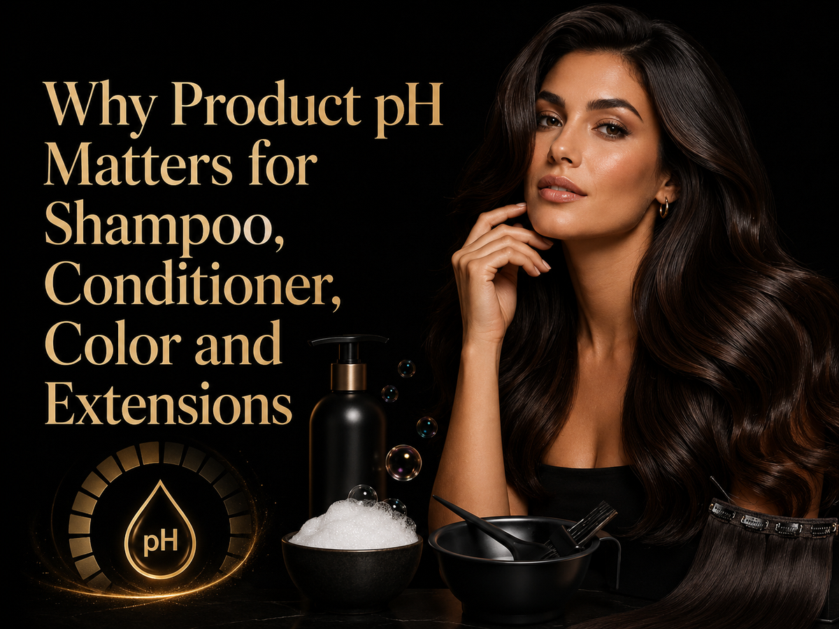 Why Product pH Matters for Shampoo, Conditioner, Color and Extensions