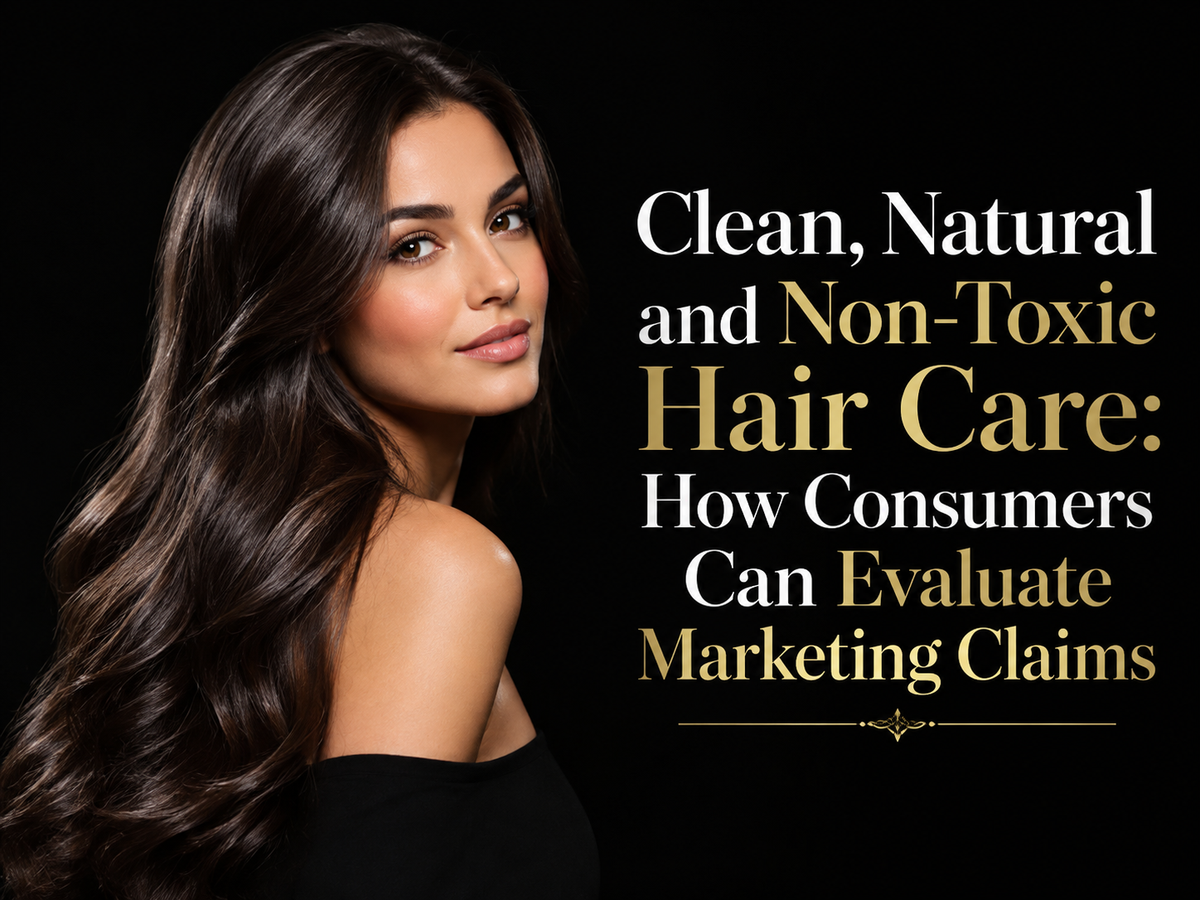 Clean, Natural and Non-Toxic Hair Care: How Consumers Can Evaluate Marketing Claims