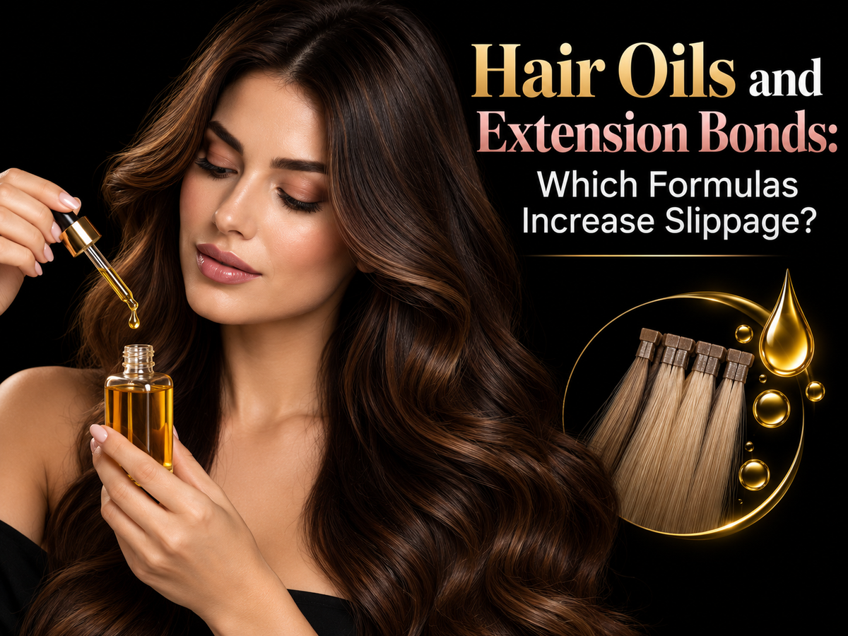 Hair Oils and Extension Bonds: Which Formulas Increase Slippage?