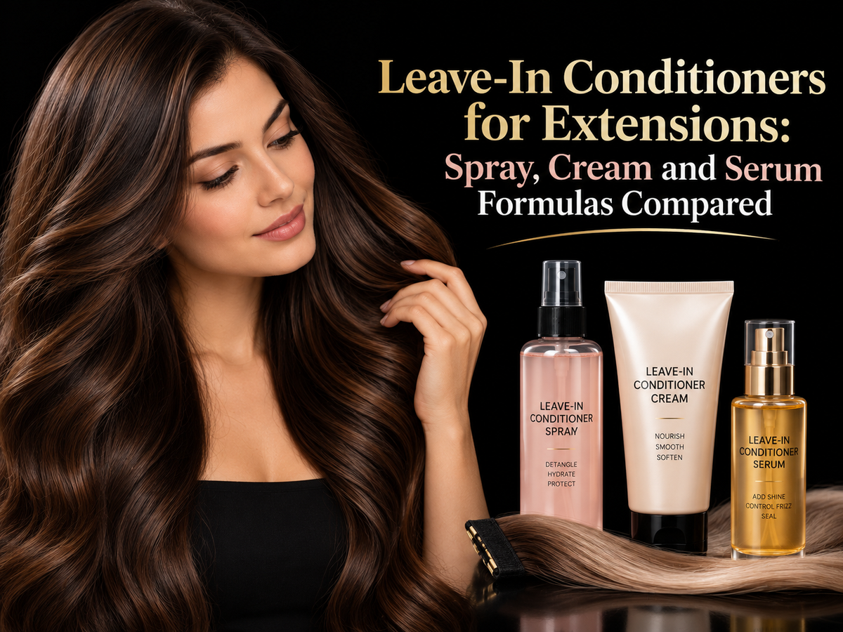 Leave-In Conditioners for Extensions: Spray, Cream and Serum Formulas Compared