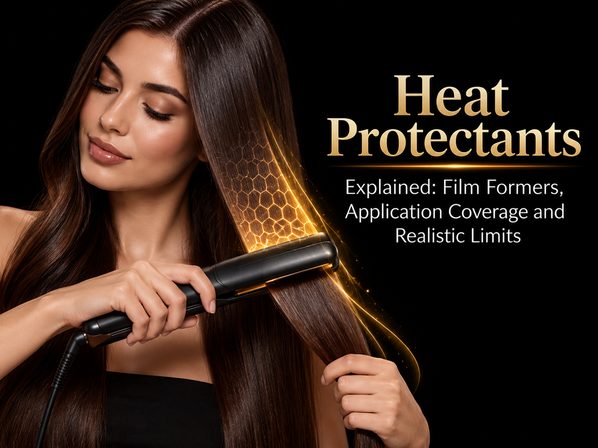 Heat Protectants Explained: Film Formers, Application Coverage and Realistic Limits