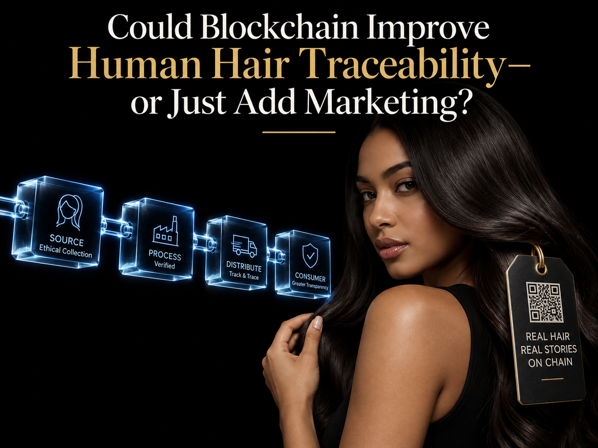 Could Blockchain Improve Human Hair Traceability—or Just Add Marketing?