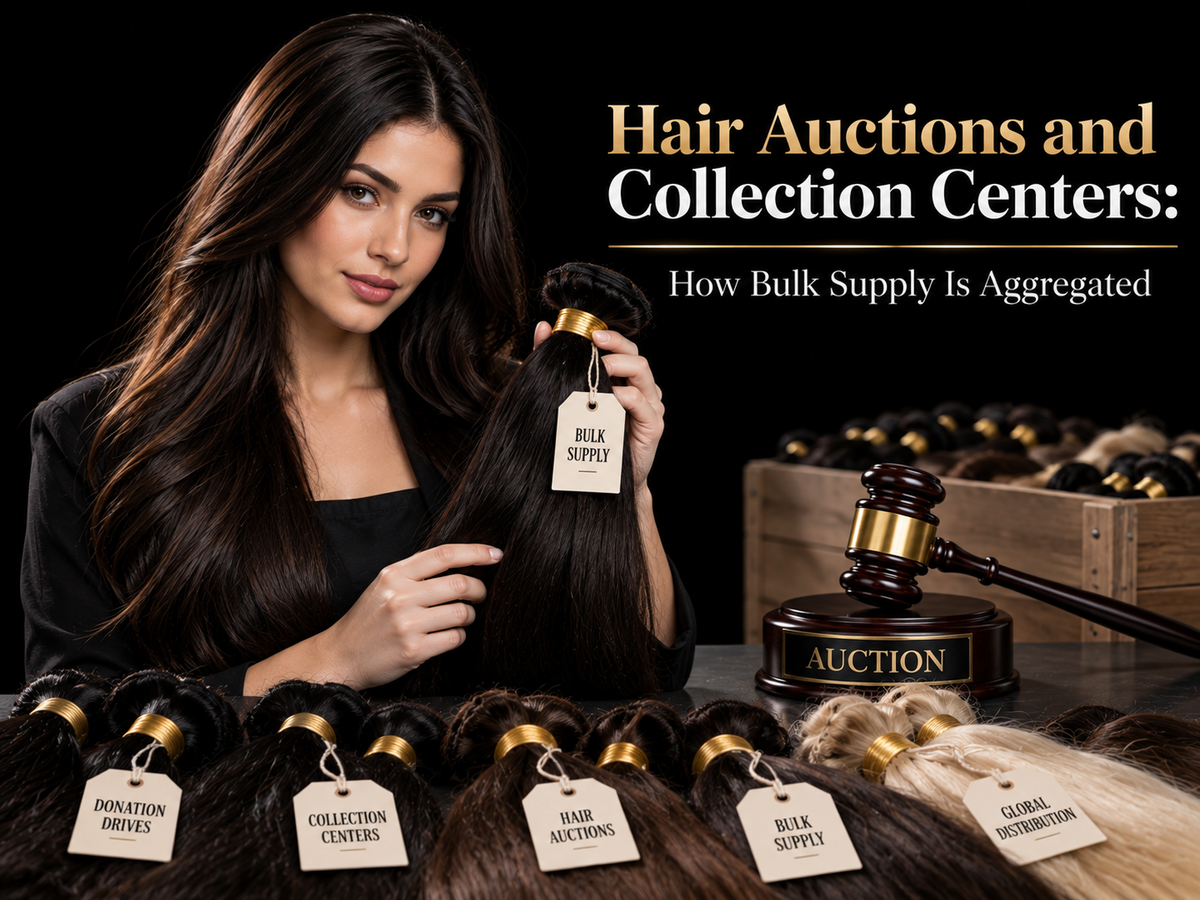 Hair Auctions and Collection Centers: How Bulk Supply Is Aggregated