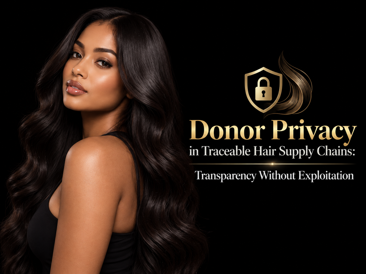 Donor Privacy in Traceable Hair Supply Chains: Transparency Without Exploitation