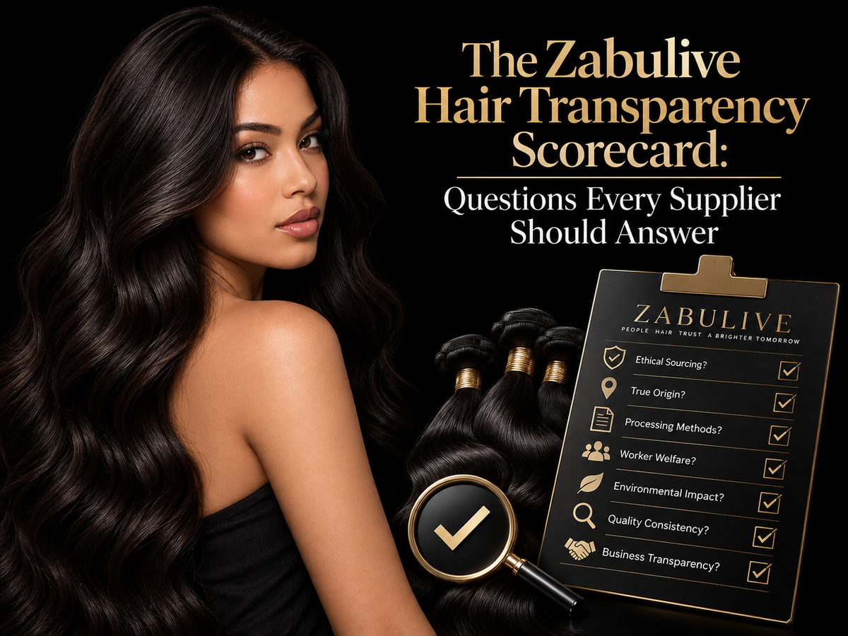 The Zabulive Hair Transparency Scorecard: Questions Every Supplier Should Answer