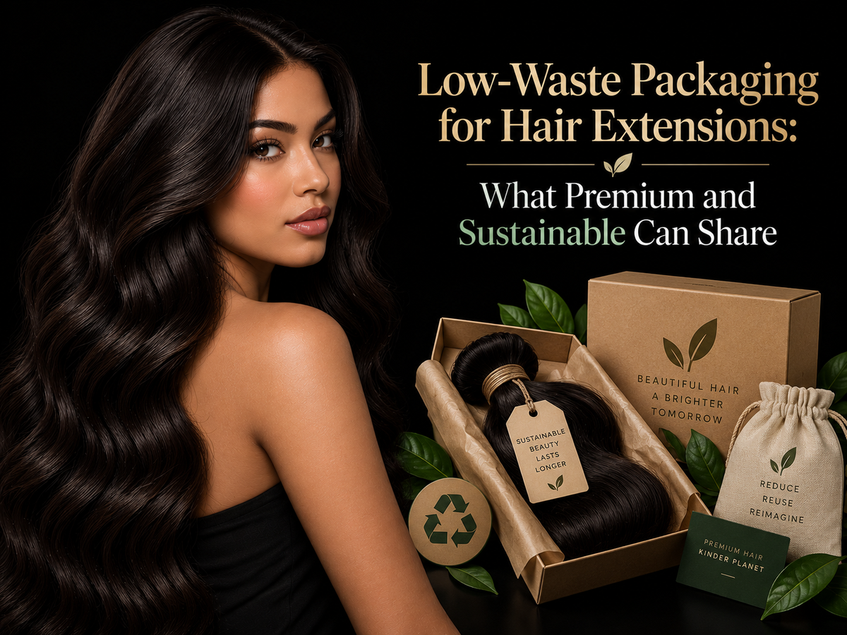 Low-Waste Packaging for Hair Extensions: What Premium and Sustainable Can Share
