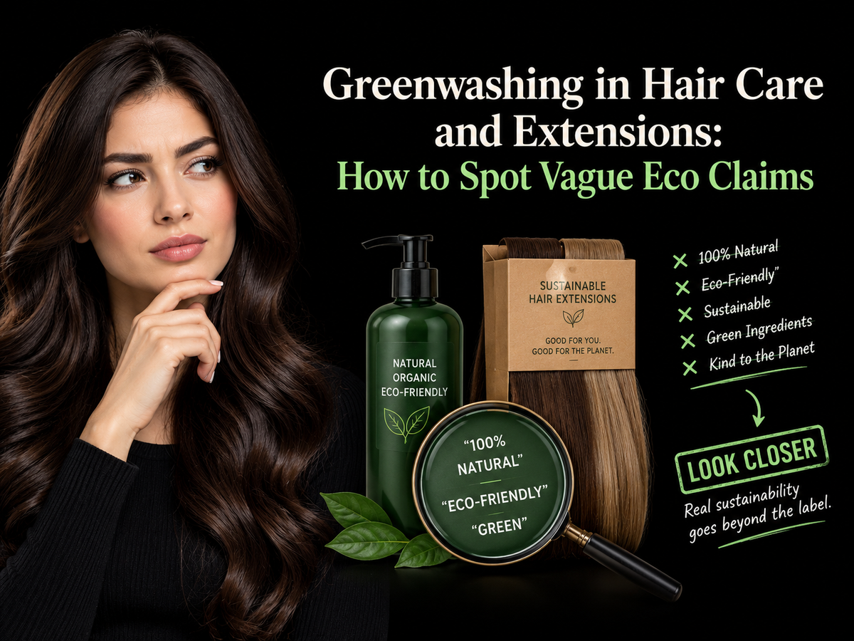Greenwashing in Hair Care and Extensions: How to Spot Vague Eco Claims