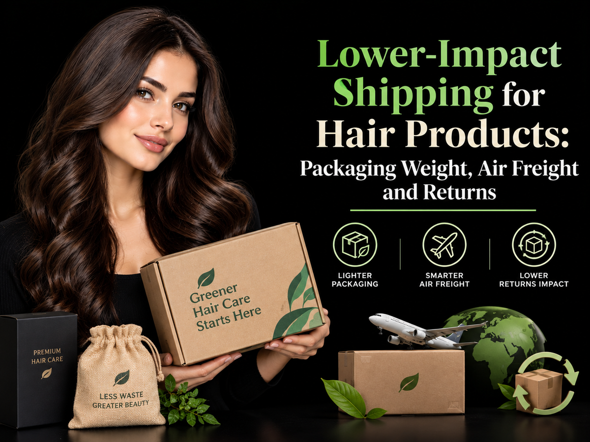 Lower-Impact Shipping for Hair Products: Packaging Weight, Air Freight and Returns