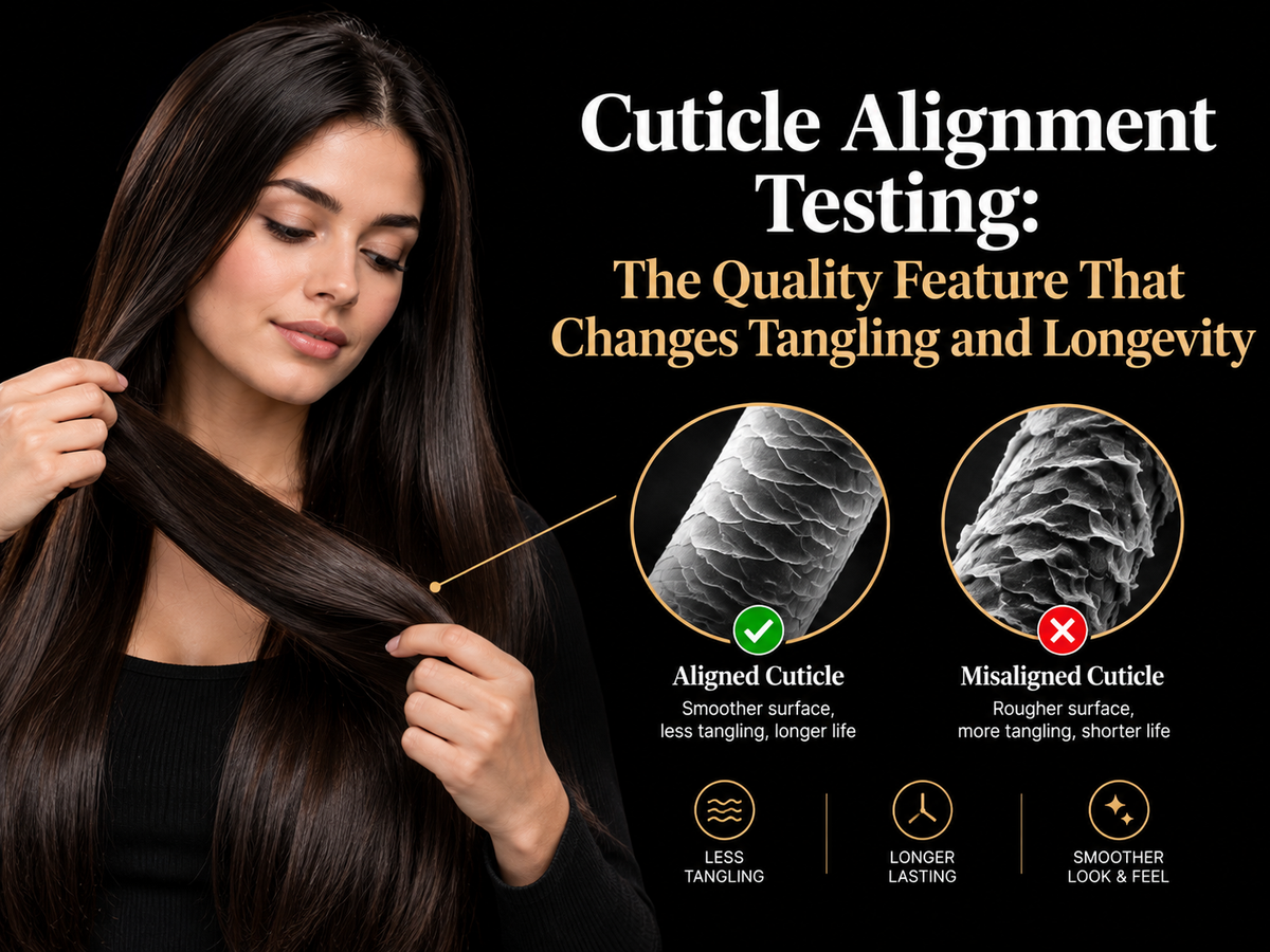 Cuticle Alignment Testing: The Quality Feature That Changes Tangling and Longevity