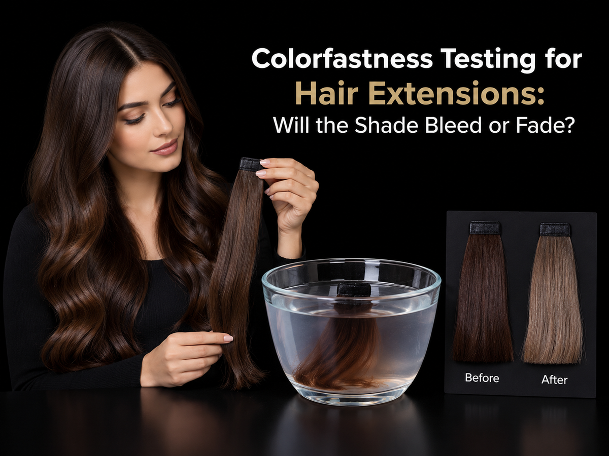 Colorfastness Testing for Hair Extensions: Will the Shade Bleed or Fade?