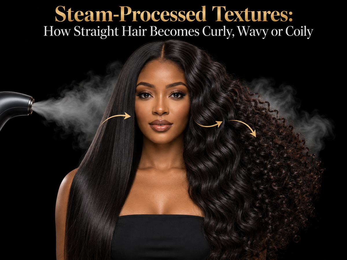 Steam-Processed Textures: How Straight Hair Becomes Curly, Wavy or Coily