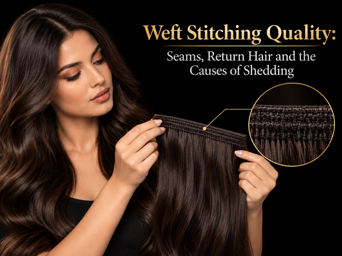 Weft Stitching Quality: Seams, Return Hair and the Causes of Shedding
