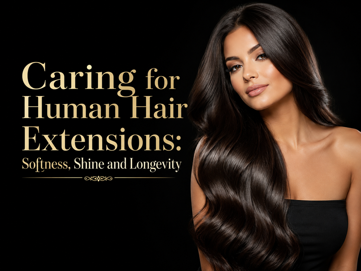 Caring for Human Hair Extensions: Softness, Shine and Longevity