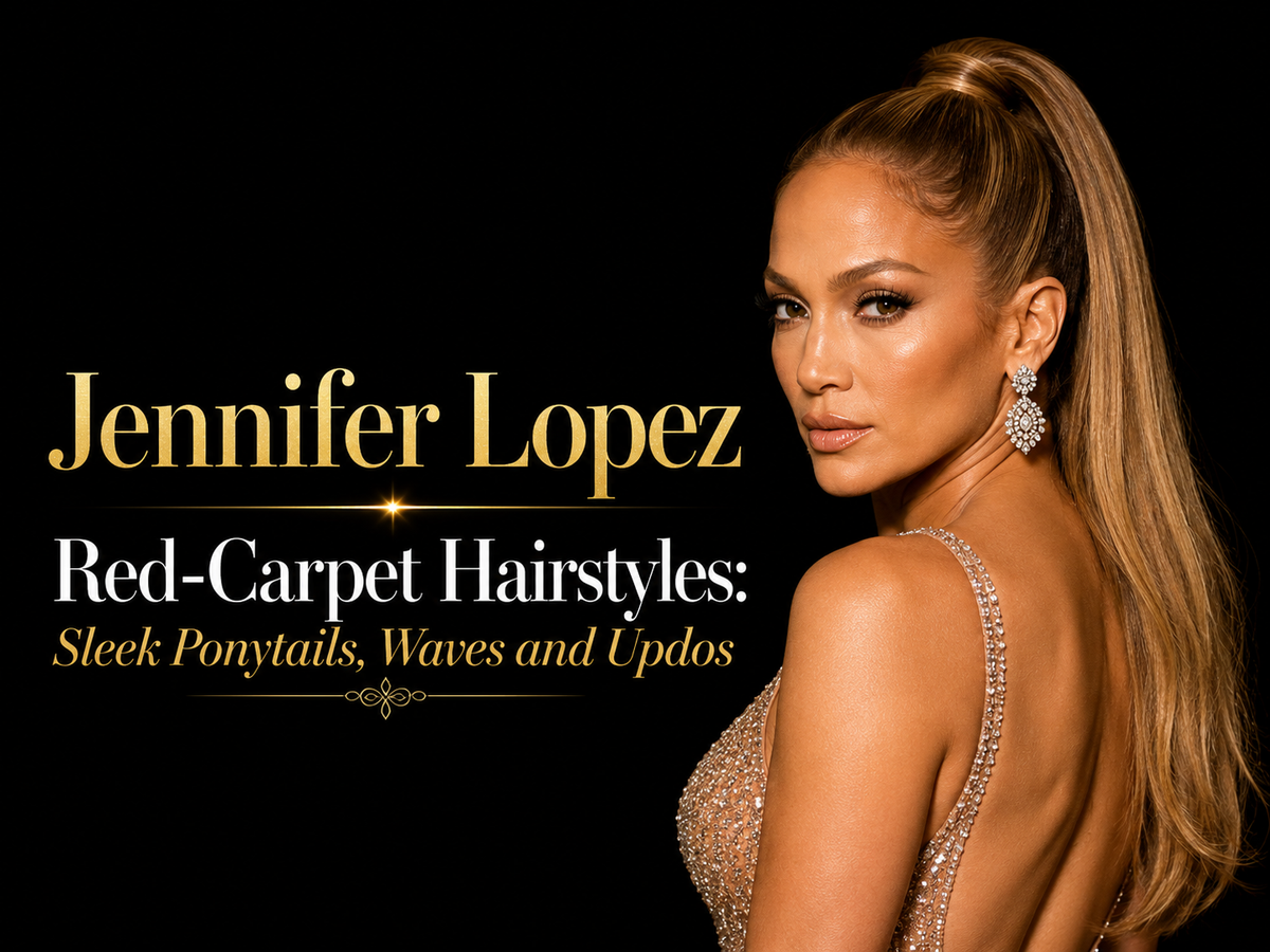 Jennifer Lopez Red-Carpet Hairstyles: Sleek Ponytails, Waves and Updos