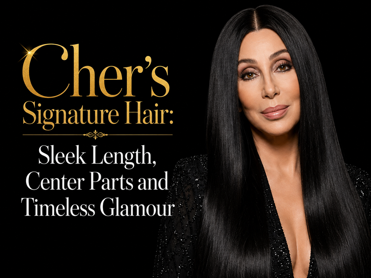 Cher's Signature Hair: Sleek Length, Center Parts and Timeless Glamour