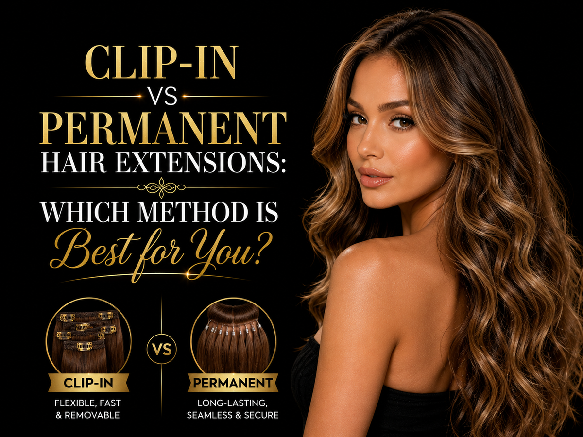 Clip-In vs Permanent Hair Extensions: Which Method Is Best for You?