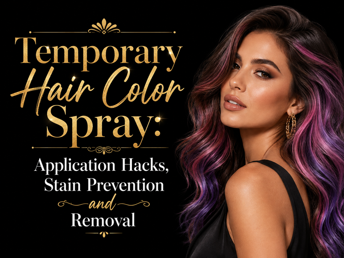 Temporary Hair Color Spray: Application Hacks, Stain Prevention and Removal