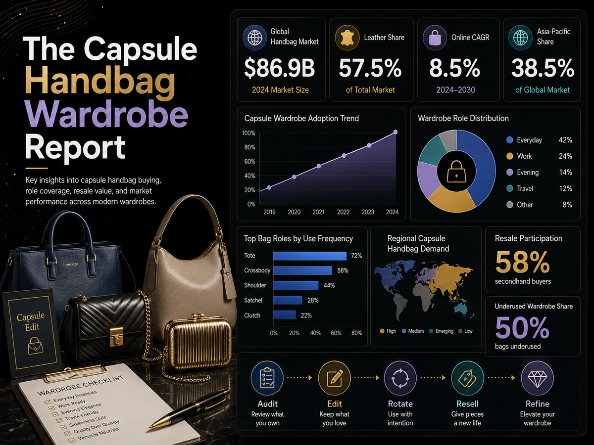 The Capsule Handbag Wardrobe Report