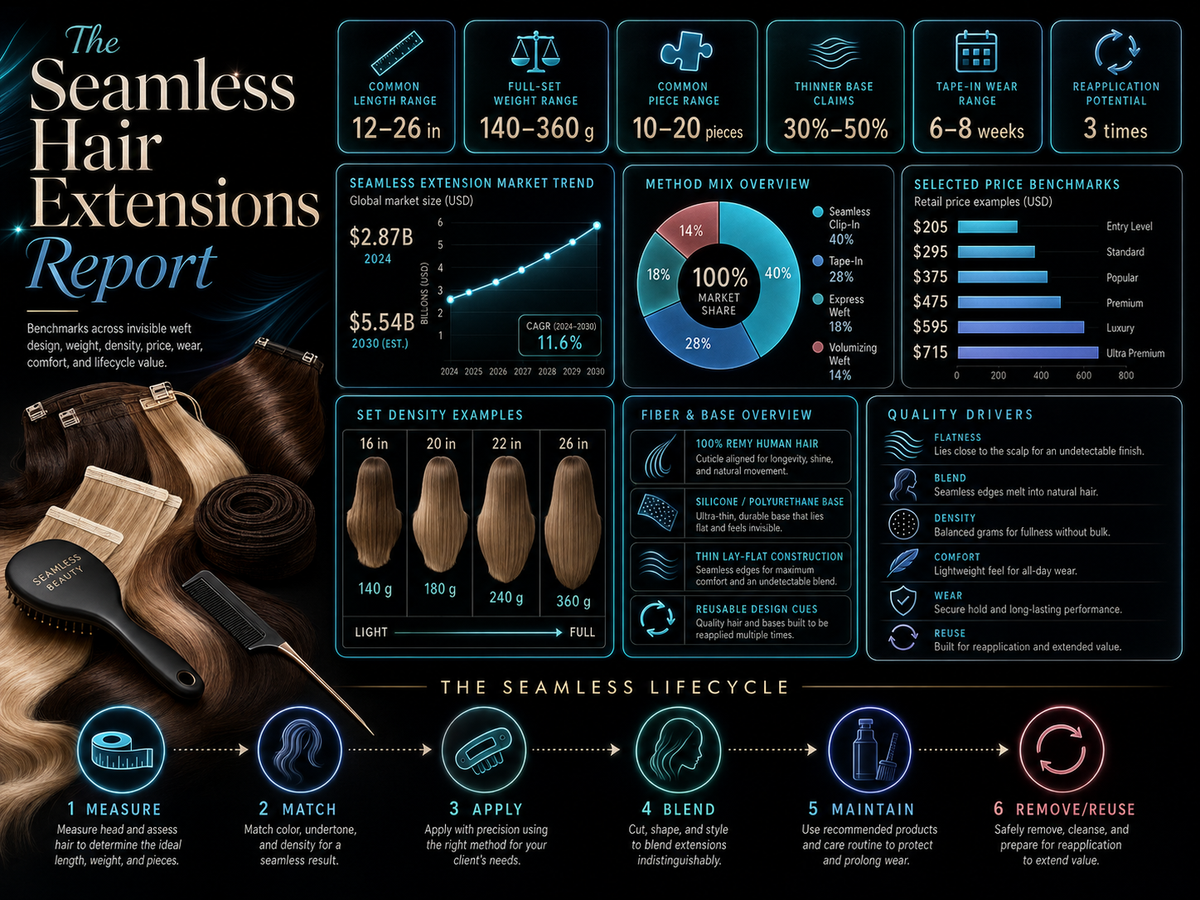 The Seamless Hair Extensions Report