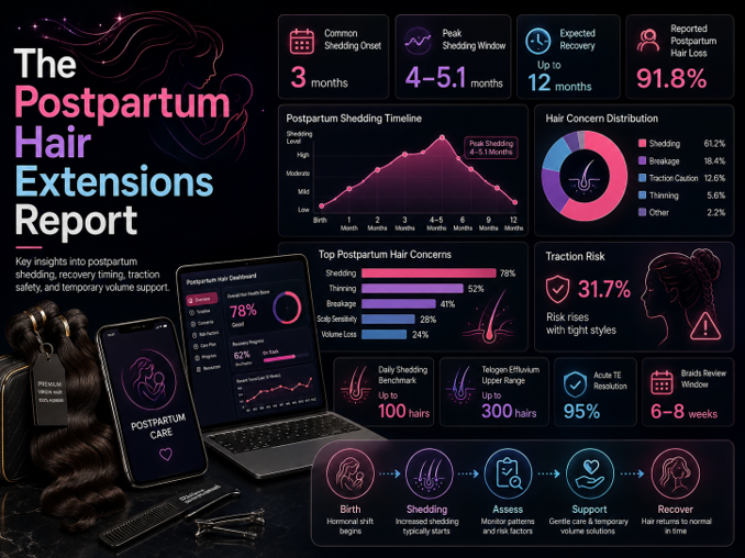 The Postpartum Hair Extensions Report