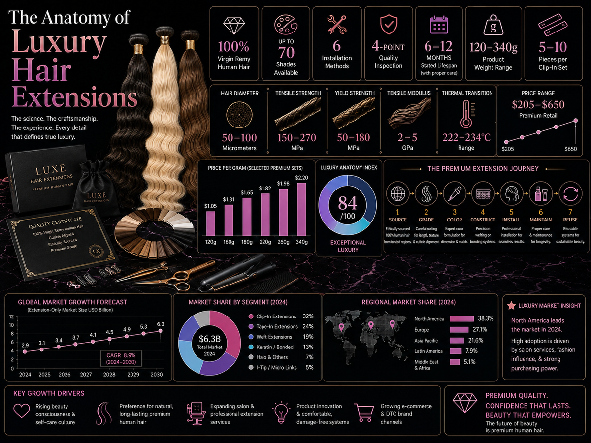 The Anatomy of Luxury Hair Extension