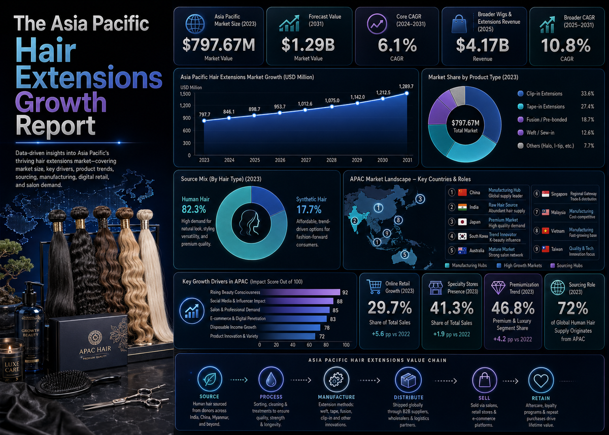 The Asia Pacific Hair Extensions Growth Report
