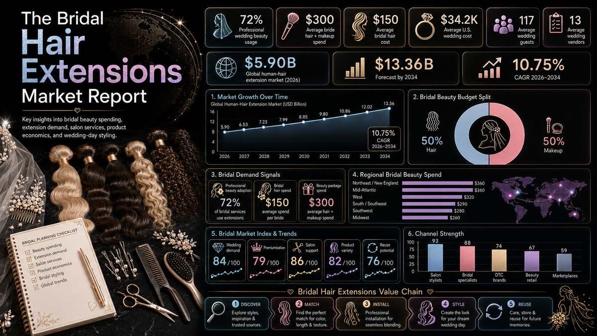 The Bridal Hair Extensions Market Report