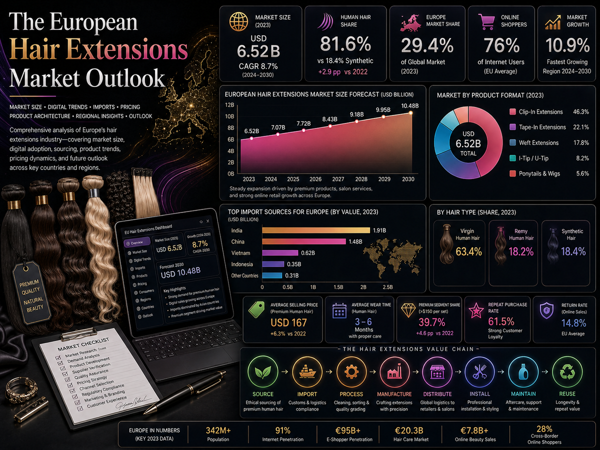 The European Hair Extensions Market Outlook
