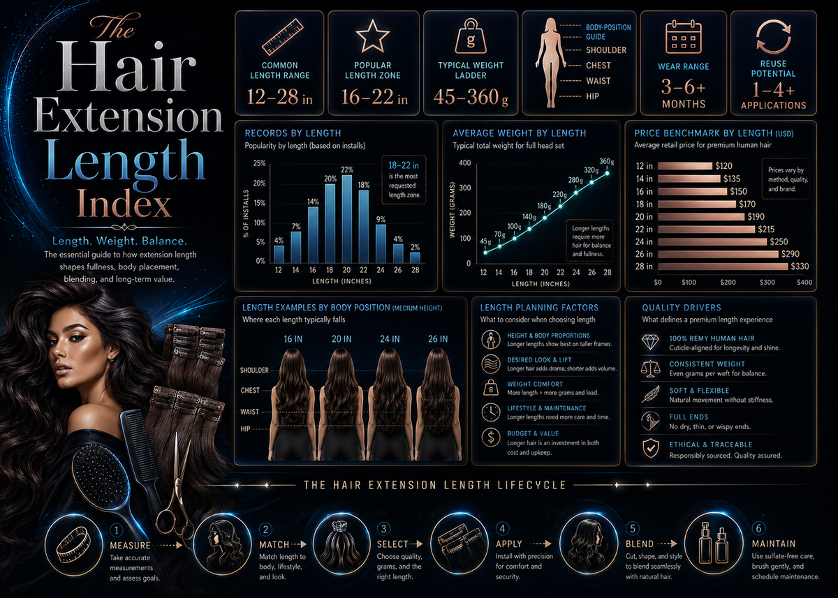 The Hair Extension Length Index