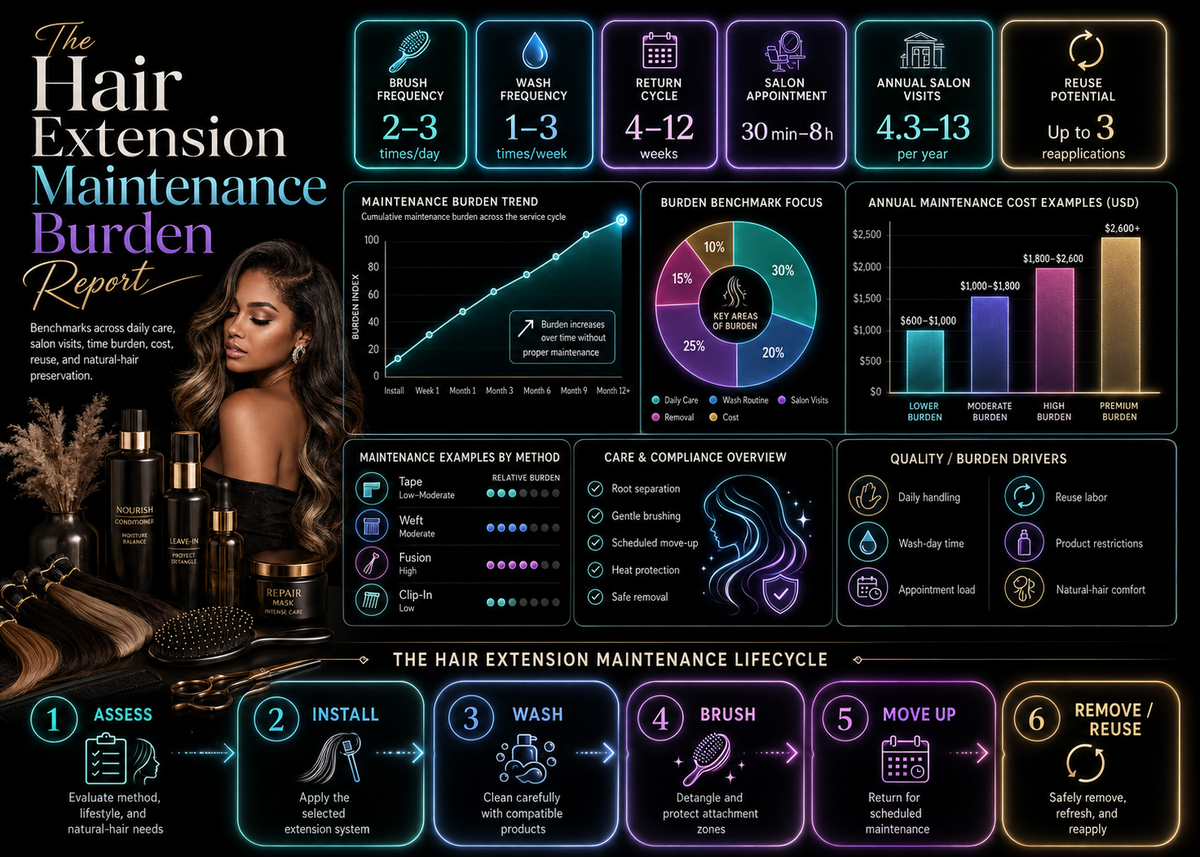The Hair Extension Maintenance Burden Report