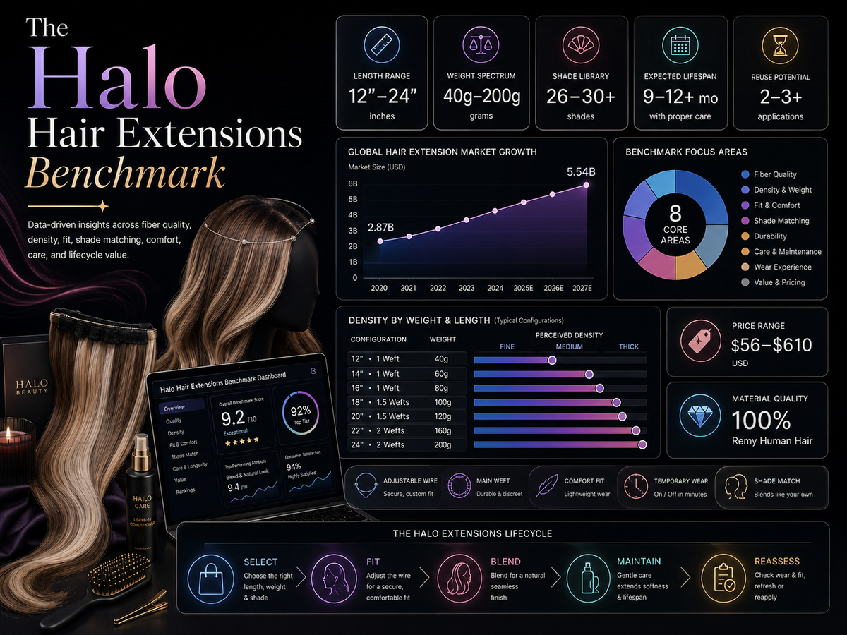 The Halo Hair Extensions Benchmark