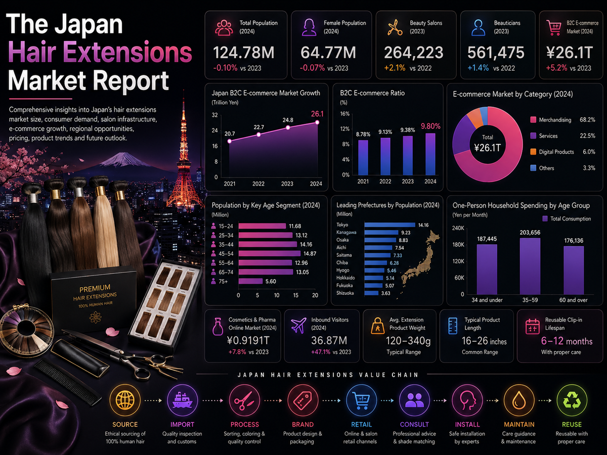 The Japan Hair Extensions Market Report