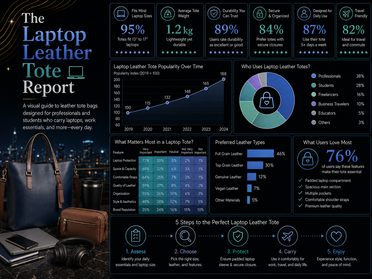 The Laptop Leather Tote Report