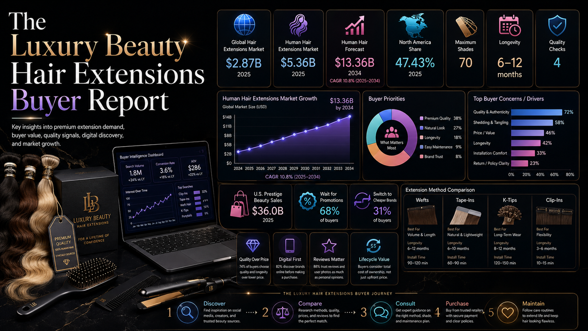 The Luxury Beauty Hair Extensions Buyer Report