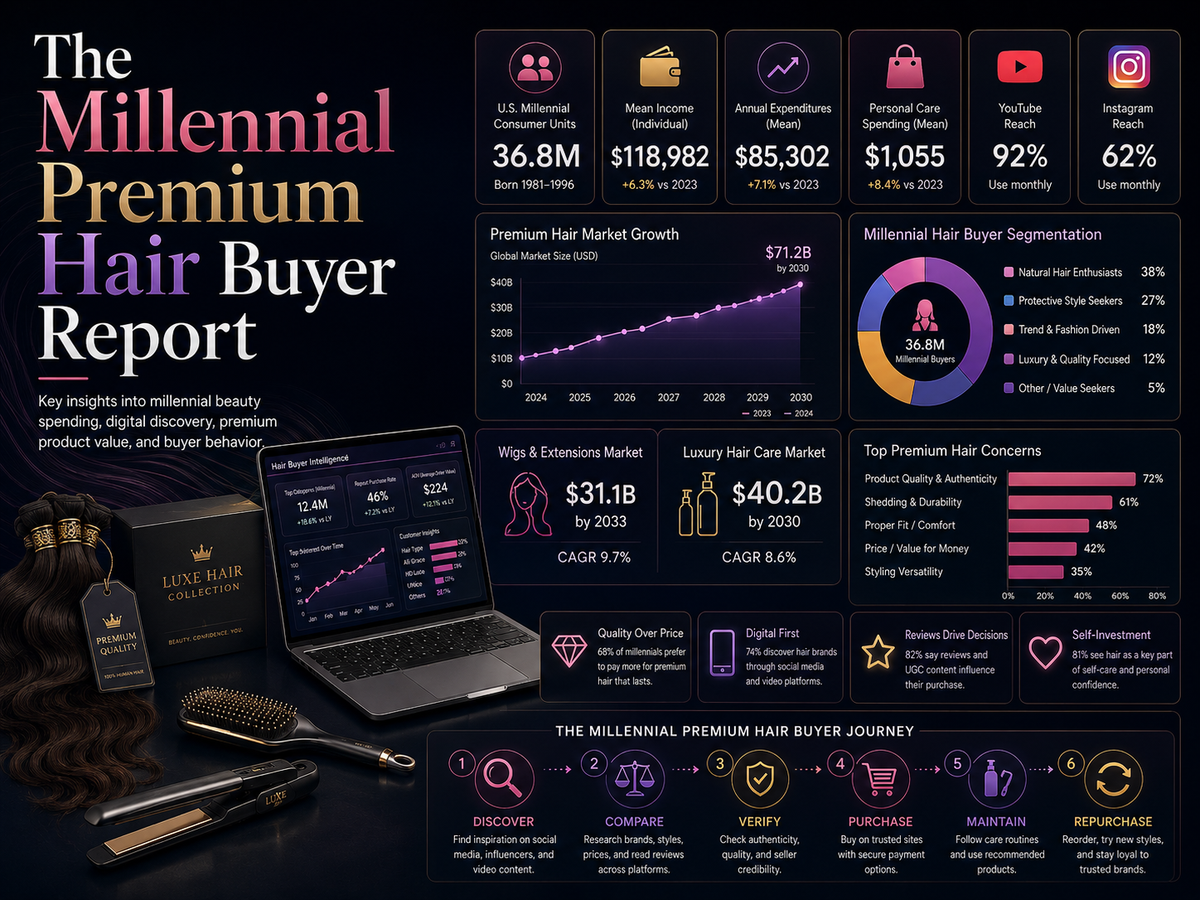The Millennial Premium Hair Buyer Report