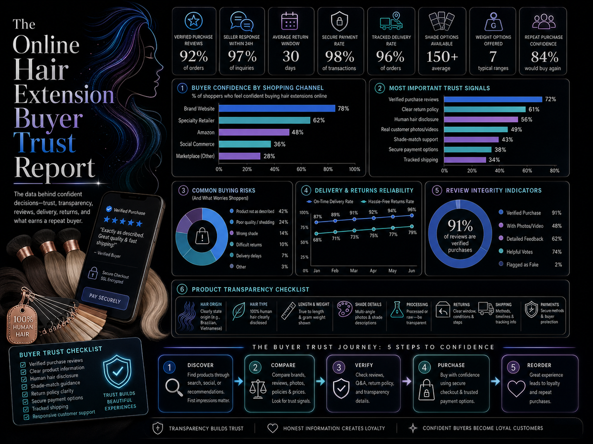 The Online Hair Extension Buyer Trust Report