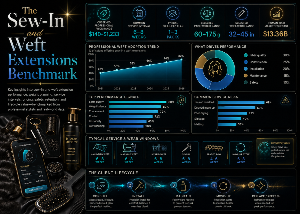 The Sew-In and Weft Extensions Benchmark