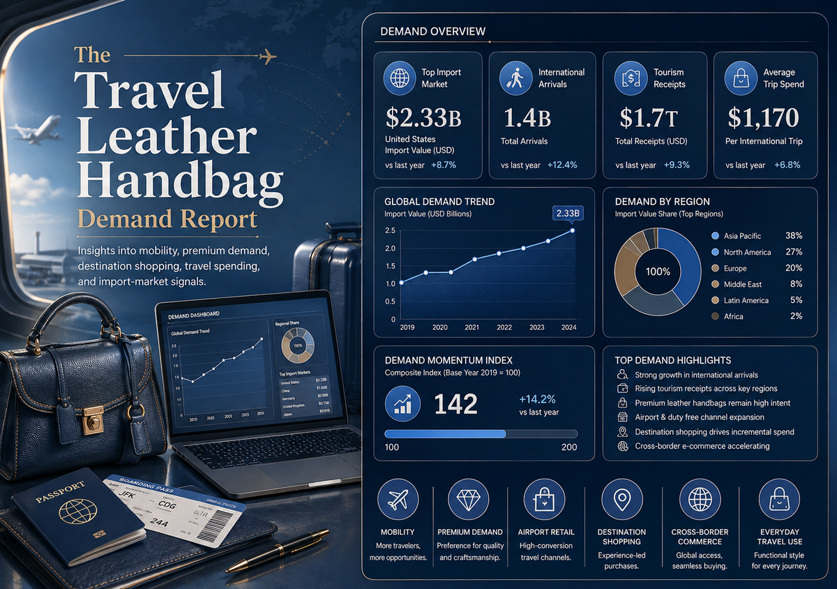 The Travel Leather Handbag Demand Report