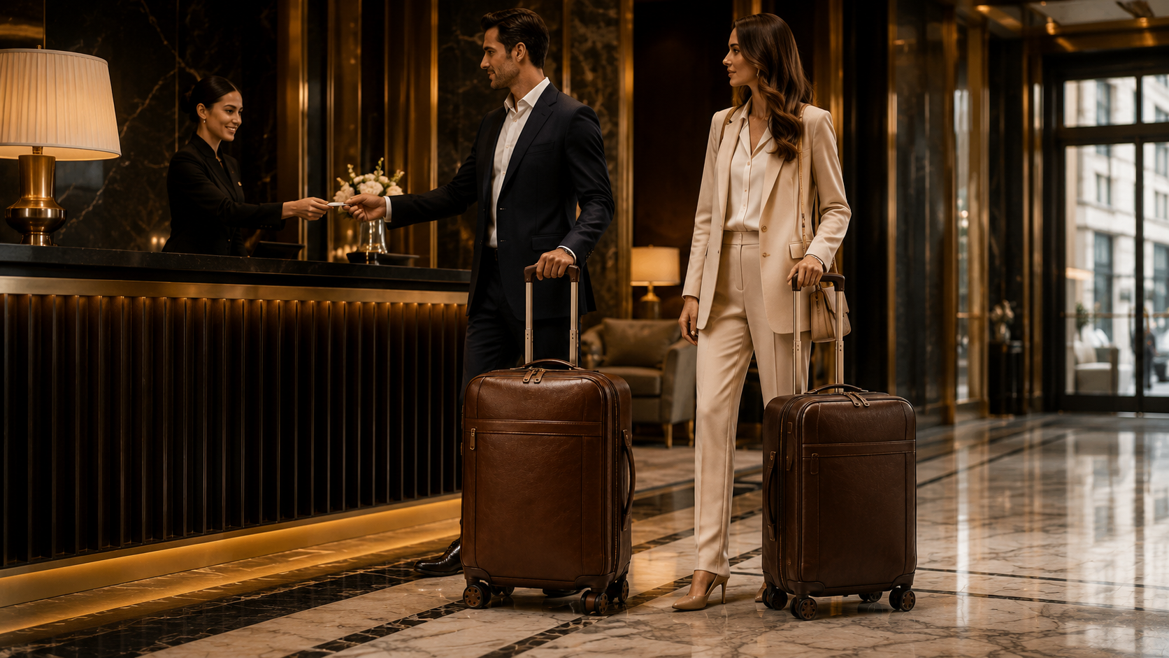 Leather Trolley