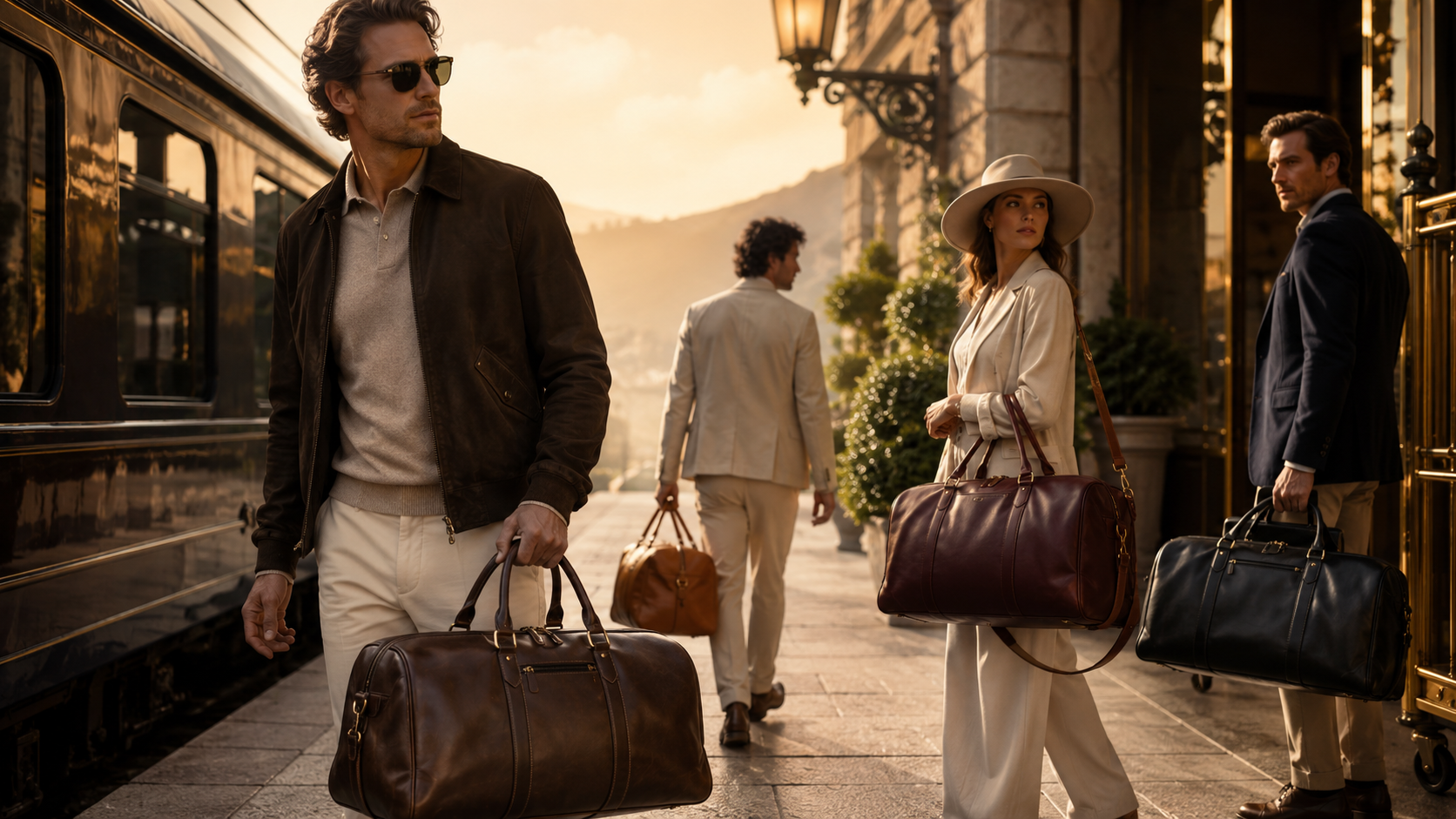 Leather Duffel Bags