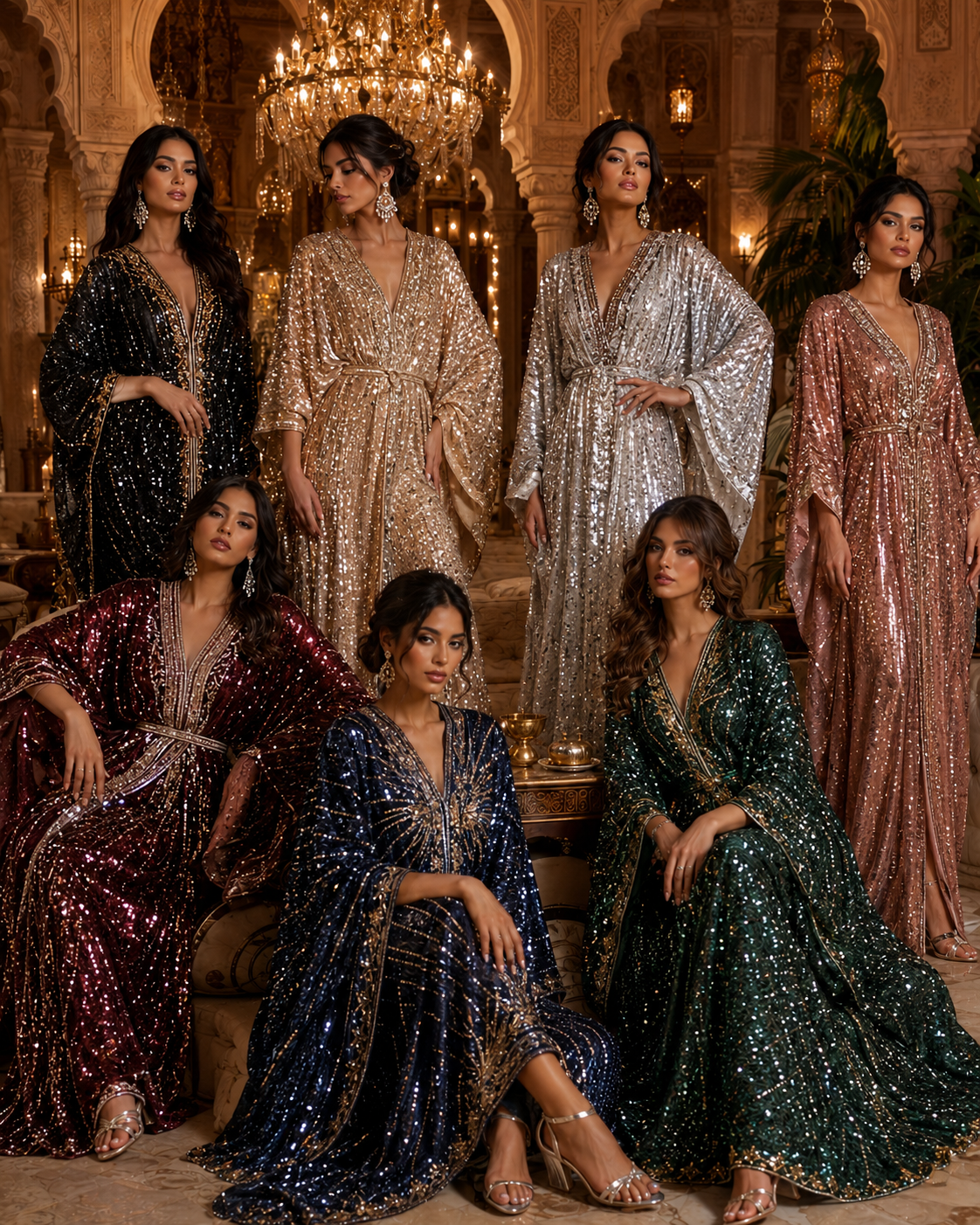 Sequin Kaftan