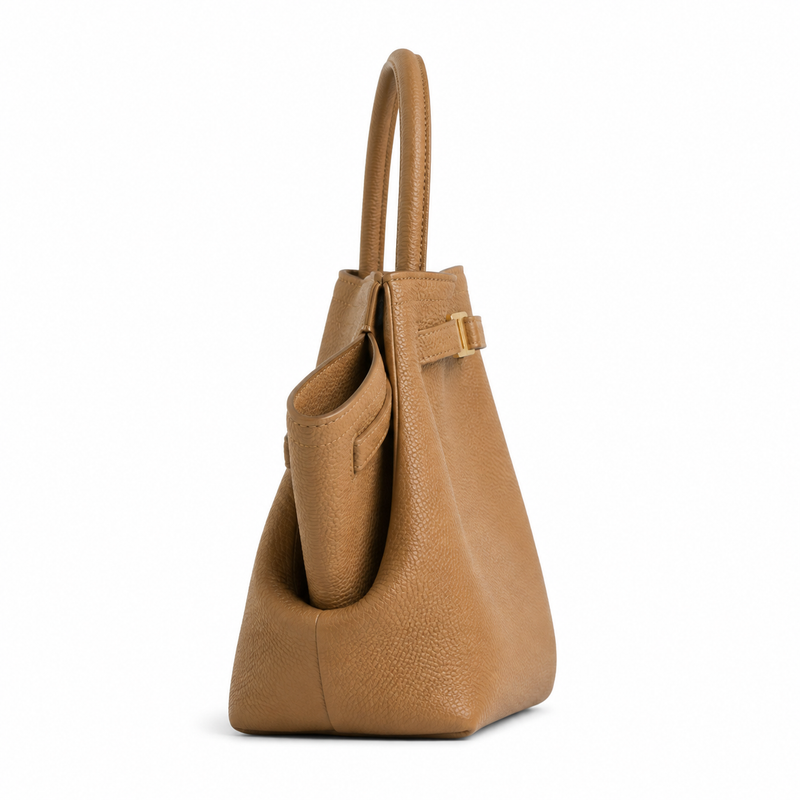 Women’s Structured Winged Tote Handbag with Top Handle-3