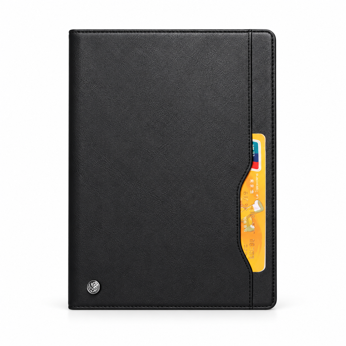 Black Tablet Folio Case With Stand-4