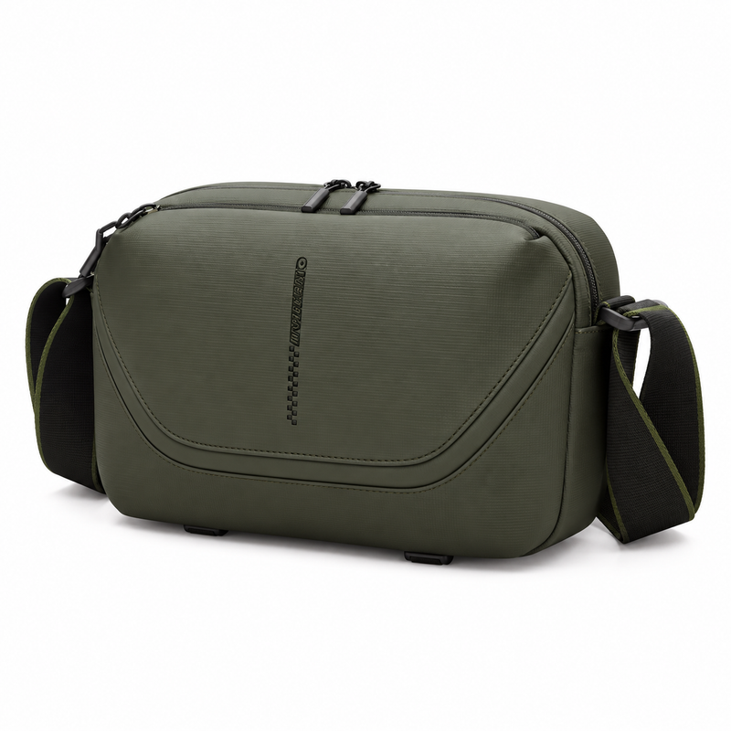Olive Green Compact Crossbody Camera Bag-3