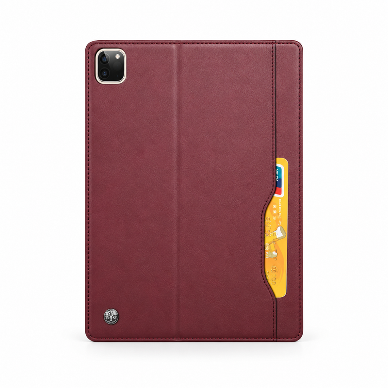 Burgundy Tablet Folio Case With Stand-2