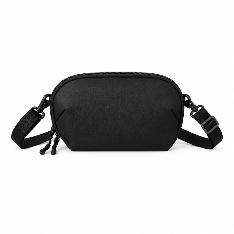 Compact Black Camera Accessories Shoulder Bag-2