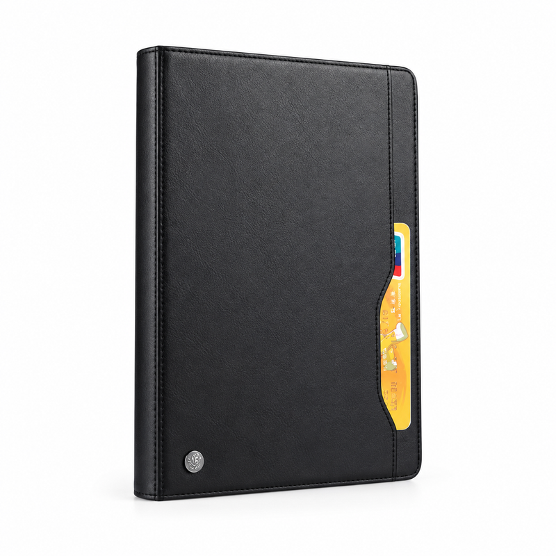 Black Tablet Folio Case With Stand-1