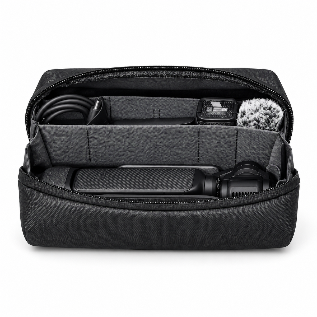 Black Camera Accessory Organizer Storage Bag-4