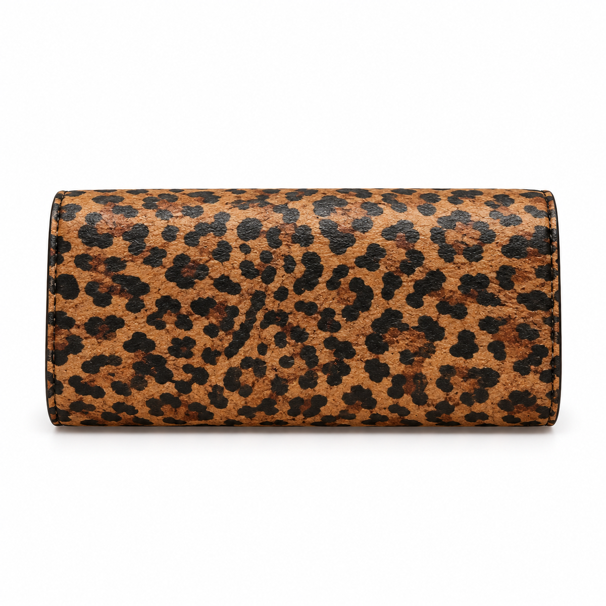 Leopard Print Clutch With Golden Handle-2